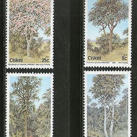 Ciskei 1983 Trees Plant Flora Environment Conservation Sc 46-49 MNH # 2647