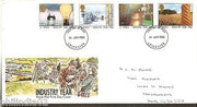 Great Britain 1986 Industry Year Energy Science Electricity Petrolium 4v FDC