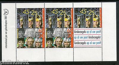 Netherlands 1981 International Year of the Disabled Person Sc B576a M/s MNH #132