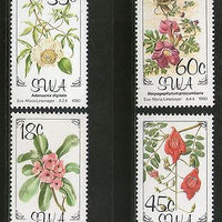 South West Africa 1990 Flower Plants Trees Flora Sc 641-44 MNH # 4290