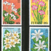 Tuvalu 1978 Wild Flowers Tree Plant Flora Sc 92-95 MNH # 3427