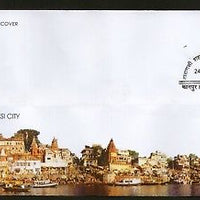 India 2016 Varanasi Holy City River Ganga Hindu Mythology Temple FDC# F3102