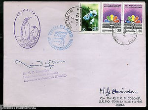 India 1993 Antarctica 12th Scientific Expedition Cover Maitri P.O Cancel # 9100C