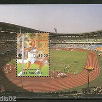 St. Vincent Grenadines 1988 Olympic Games Stadium Tourch M/s MNH # 5430