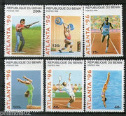 Benin 1996 Olympic Games Atlanta Sports Shooting Diving Sc 829-34 MNH # 3795