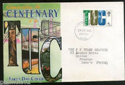 Great Britain 1968 Trades Union Congre TUC faces Ship Train Sc 564 FDC # 7970