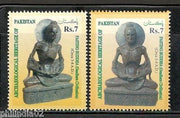 Pakistan 1999 Archaeological Heritage Buddha Buddhism Sc 919-20 2v MNH # 13577