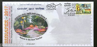 India 2017 Nature is the Best Teacher Environment Health Special Cover # 18420