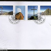 Liechtenstein 2009 Centenary of Club Alpin Landscapes Mountain FDC # 7557