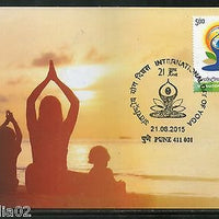 India 2015 International Day of Yoga Health Fitness Max Card # 8303