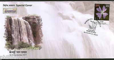 India 2014 Kendai Water Fall Bilasapex Special Cover # 18159A