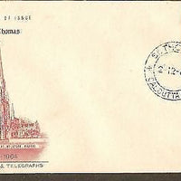 India 1964 St. Thomas Cathedral Phila-409 FDC