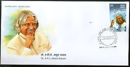 India 2015 Dr. A P J Abdul Kalam Scientist Missileman FDC