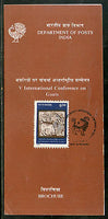 India 1992 Conference on Goats Phila-1495 Cancelled Folder # 12881