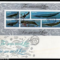 South West Africa 1980 Killer Whale Marine Life Animals Sc 442a M/s MNH # 15056