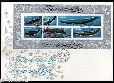 South West Africa 1980 Killer Whale Marine Life Animals Sc 442a M/s MNH # 15056