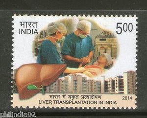 India 2014 Liver Transplantation of India Nurse Doctor Heath Medicine 1v MNH