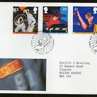 Great Britain 1991 World Student Games Sports Rugby Fencing Diving FDC # F132