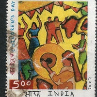 India 2002 National Children's Day 1v Phila-1933 Used Stamp
