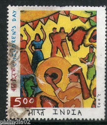 India 2002 National Children's Day 1v Phila-1933 Used Stamp