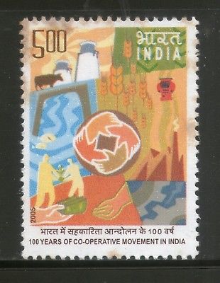 India 2005 100 Years Co-Operative Movement in India Phila-2128 MNH