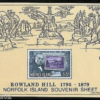 Norfolk Island 1979 Sir Rowland Hill Death Centenary Sc 248a MNH M/s Stamp on St