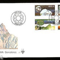 South West Africa 1979 Prescious Gemstone Minerals Jewellery Sc 433-6 FDC #16280