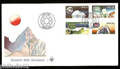 South West Africa 1979 Prescious Gemstone Minerals Jewellery Sc 433-6 FDC #16280