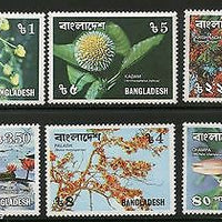 Bangladesh 1978 Flowers Tree Plant Flora Champa Kadam Sc 139-44 MNH # 3132