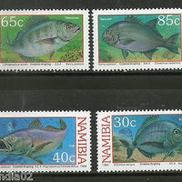 Namibia 1994 Coastal Angling Fish Marine Life Animals Fauna Sc 755-58 MNH # 3244