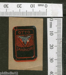 India 1950's Otto Jahangiri French Print Vintage Perfume Label Multi-Colour#1328