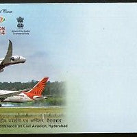 India 2014 Conference of Civil Aviation Transport Aeroplane Special Cover # 7223