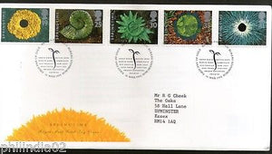 Great Britain 1995 Springtime Sculptures from natural materials 5v FDC # F68