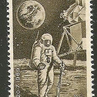India 1969 First Man on the Moon Space 1v MNH