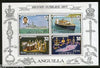 Anguilla 1977 Silver Juiblee Queen Elizabeth II Charles M/s Sc 274a MNH # 6094
