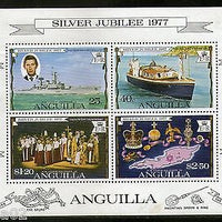 Anguilla 1977 Silver Juiblee Queen Elizabeth II Charles M/s Sc 274a MNH # 6094