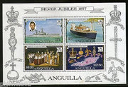 Anguilla 1977 Silver Juiblee Queen Elizabeth II Charles M/s Sc 274a MNH # 6094