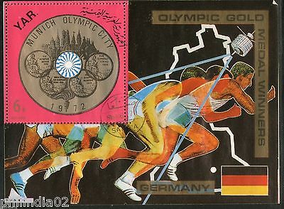 Yemen Arab Rep. Olympic Games Germany Gold Medal Winner M/s Cancelled #13459