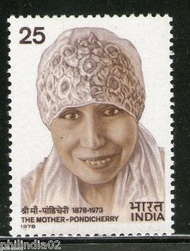 India 1978 The Mother Pondichery 1v Phila-752 MNH