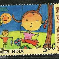 India 2013 Children’s Day Art Painting Drawing 1v MNH