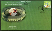 India 2017 Junior World Cup Football Sport Game Stadium Special Cover # 19165