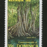 Dominica 1988 Indian River Tree Plant Environment Sc 1076 MNH ++3054