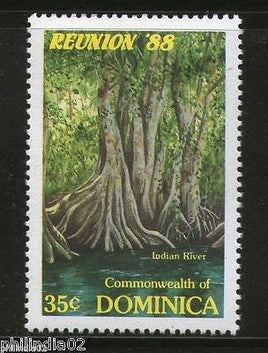 Dominica 1988 Indian River Tree Plant Environment Sc 1076 MNH ++3054