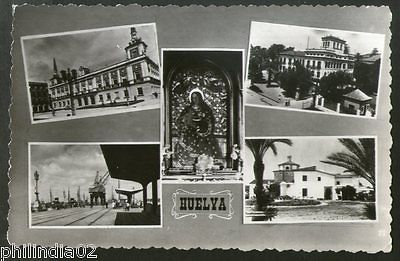 Spain 1975 Huelya Yard Church Architecture to Finland View Picture Post Card #19