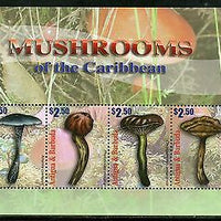 Antigua & Barbuda 2010 Mushroom of the Caribbians Fungi Plant Sheetlet MNH #6059