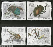 South West Africa 1987 Insects Beetles Wildlife Fauna Sc 582-85 MNH # 4289
