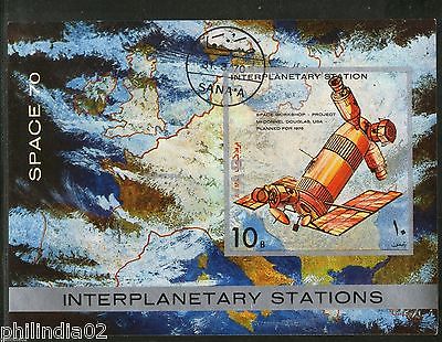 Yemen Arab Rep. Space Shuttle Interplanetary Stations M/s Cancelled  # 13458