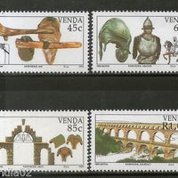 Venda 1993 Inventions Arch Armor Axe Aqueduct Bridge Sc 265-8 MNH # 1897