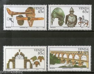 Venda 1993 Inventions Arch Armor Axe Aqueduct Bridge Sc 265-8 MNH # 1897