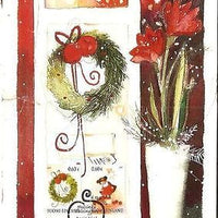 Finland 2009 Christmas Star Flowers Greeting Card to India # 9350